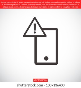 attention sign vector icon 10 eps