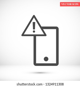 attention sign vector icon 10 eps