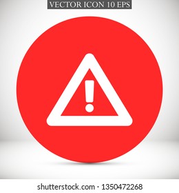 attention sign vector icon 10 eps