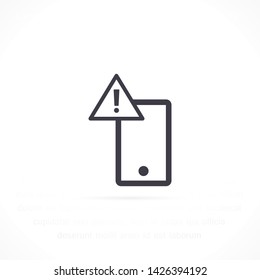 attention sign vector icon 10 eps , Lorem ipsum Flat design