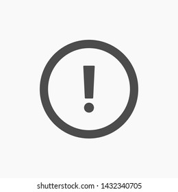 attention sign vector icon 10 eps , Lorem ipsum Flat design