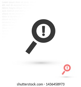 attention sign vector icon 10 eps , Lorem ipsum Flat design