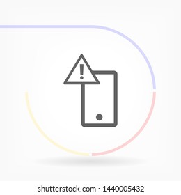 attention sign vector icon 10 eps , Lorem ipsum Flat design