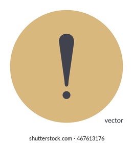 Attention sign, vector icon