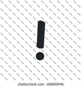 Attention sign, vector icon