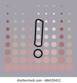 Attention sign, vector icon
