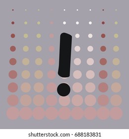 Attention sign, vector icon