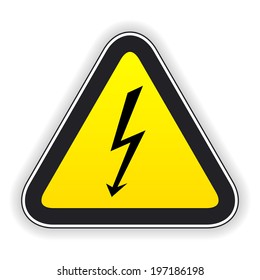 Attention sign. Vector illustration icon work