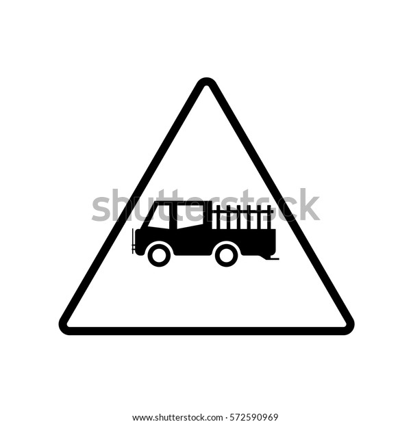 attention Truck\
icon. Trendy Simple vector symbol for web site design or button to\
mobile app. Logo\
illustration