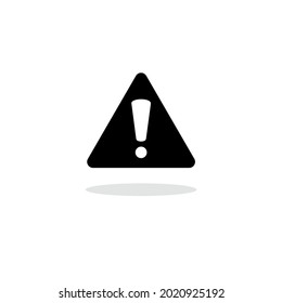 Signo de advertencia de atención con símbolo de signo de exclamación