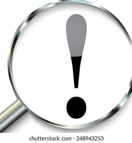 Attention warning symbol