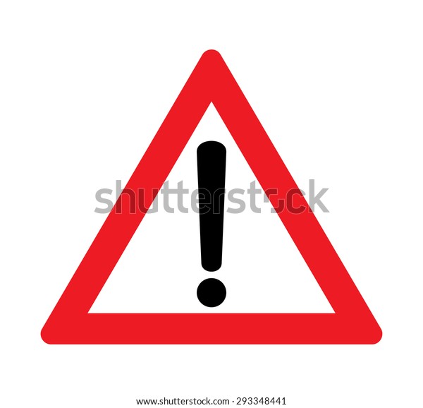 Attention Warning Traffic Signs Stock Vector (Royalty Free) 293348441 ...