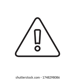 Attention,Warning Sign Icon Design Vector Template