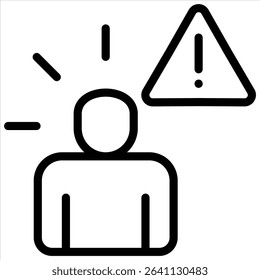 Attentiveness Icon Element for Design