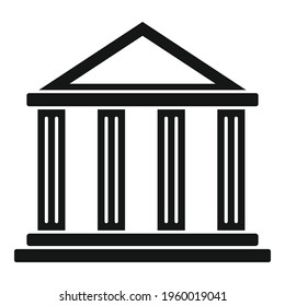Symbol für den Bau der Bescheinigung. Einfache Illustration von Vektorsymbol für das Anwesenheitswesen für Webdesign einzeln auf weißem Hintergrund