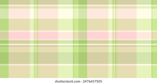 Attire textile vector pattern, network check texture fabric. Stylish tartan plaid background seamless in light and misty rose color.