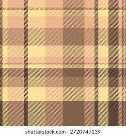 Attire vector background tartan, frame pattern plaid seamless. Network fabric texture check textile in orange and amber colors palette.