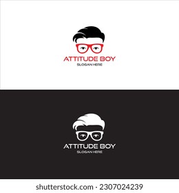Attitude Boy Logo in Vector 