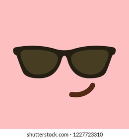 Attitude emoji icon design vector