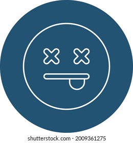 Attitude emoji Vector icon that can easily modify or edit

