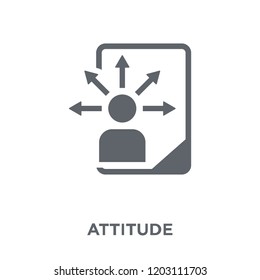 Attitude icon. Attitude design concept from  collection. Simple element vector illustration on white background.