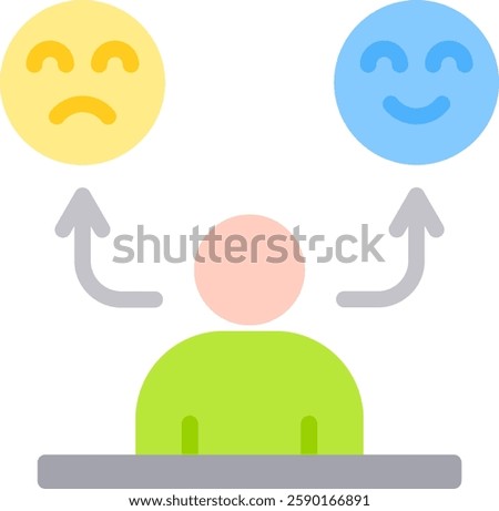 Attitude Icon Element For Design