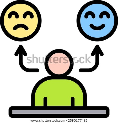 Attitude Icon Element For Design