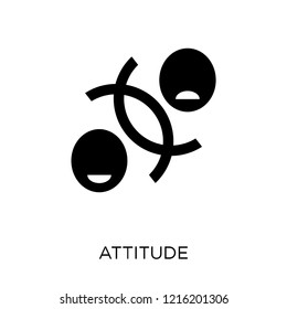 Attitude icon. Attitude symbol design from Startup collection. Simple element vector illustration on white background.