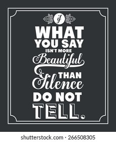 Attitude phrase design over black background, vector illustration
