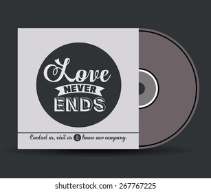 Attitude phrase design over black background, vector illustration
