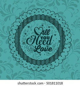 Attitude phrase inside frame design