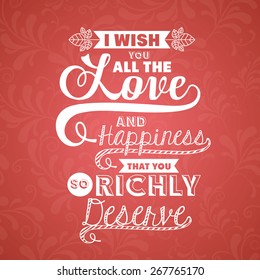 Attitude phrase over design background, vector illustration