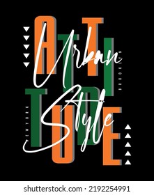 Attitude typography design t-shirt print vector illustration