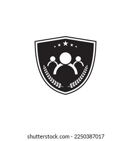 Attorney and court prosecutor logo, simple and bold suitable for company logo.