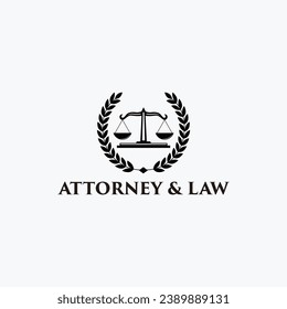 attorney  law justice logotype template