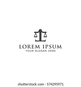 Attorney Law Logo Design 1 Stock Vector (Royalty Free) 574295962