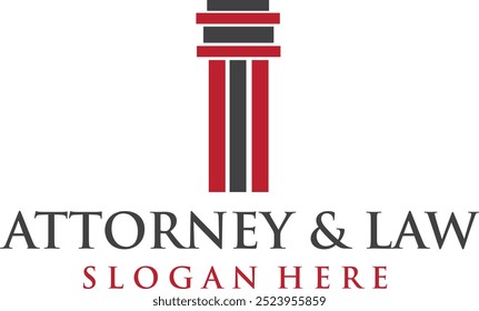 Attorney and law logo design editable vector file