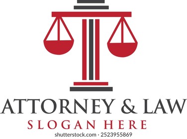 Attorney and law logo design editable vetor file (Arquivo de vetor editável)