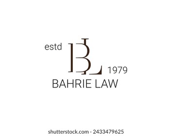 Attorney and lawyers logo design vector template
