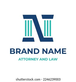 Rechtsanwalt-Logo mit Premium-Stil für kreative Elemente