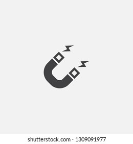Icono de la base de atracción. Ilustración de signo simple. Atraer diseño de símbolo. Puede ser utilizado para el Web, la impresión y el móvil