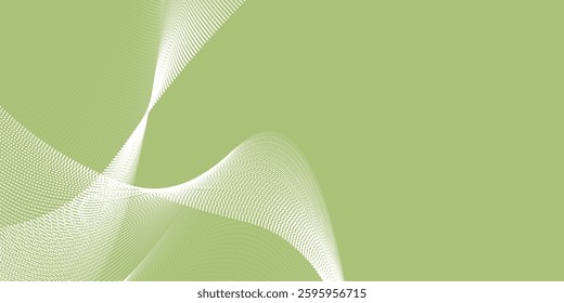 Attract white Line Movement, Abstract Wave Line, Light Technology Background, Copy Space.