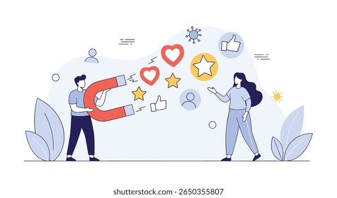 Atraer el compromiso y la lealtad de los Clientes a través de interacciones positivas