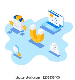 Attracting online customers. Digital inbound marketing. Customer retention strategy