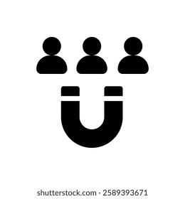 Attraction Glyph Icon. Attraction Icon