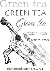 Attraction - green tea man