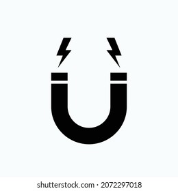 Attraction Icon. Magnetism, Magnetic Symbol - Vector 