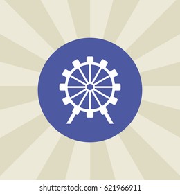 attraction icon. sign design. background