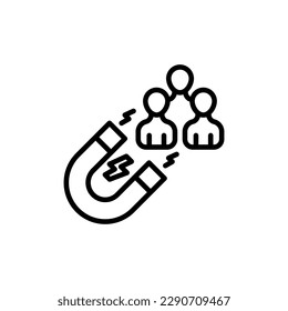 Attraction icon in vector. Illustration