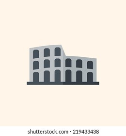 Attraction. Travel Flat Icon